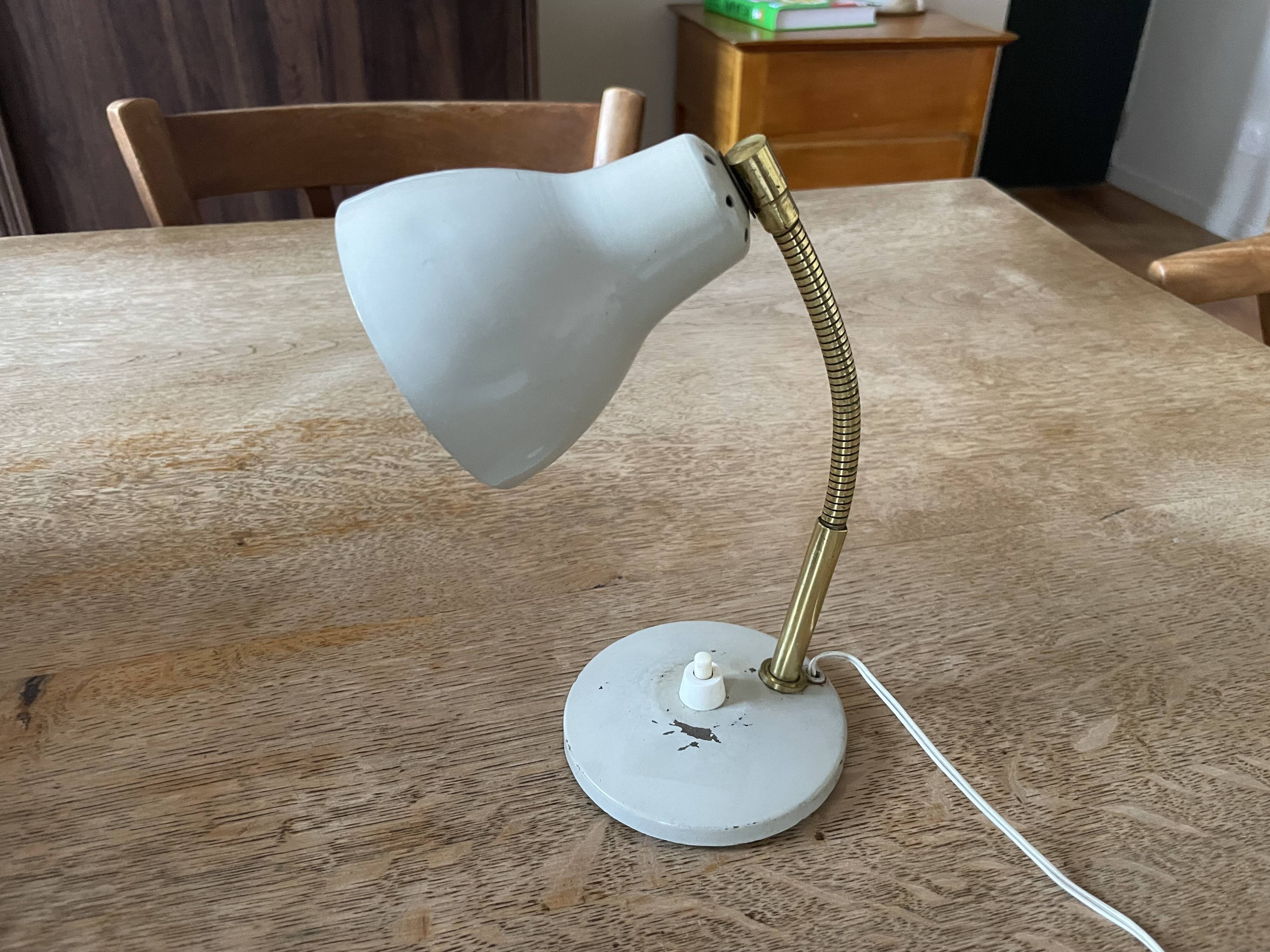 Aluminor desk lamp from the 1950s