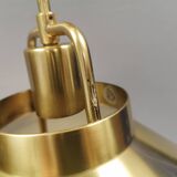 Hanging lamp by Fritz Schlegel for Lyfa Denmark, solid brass, model P295