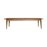 Vintage farmhouse table with spindle legs