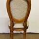 Chaise médaillon de style louis xvi