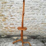 Wooden floor lamp
