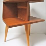 Light wood tripod bedside  1960