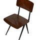 Vintage Marko holland industrial school chair 60's netherlands design