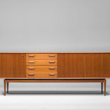 Danish sideboard in teak by Gunnar Nielsen for Tibergaard, 1960s