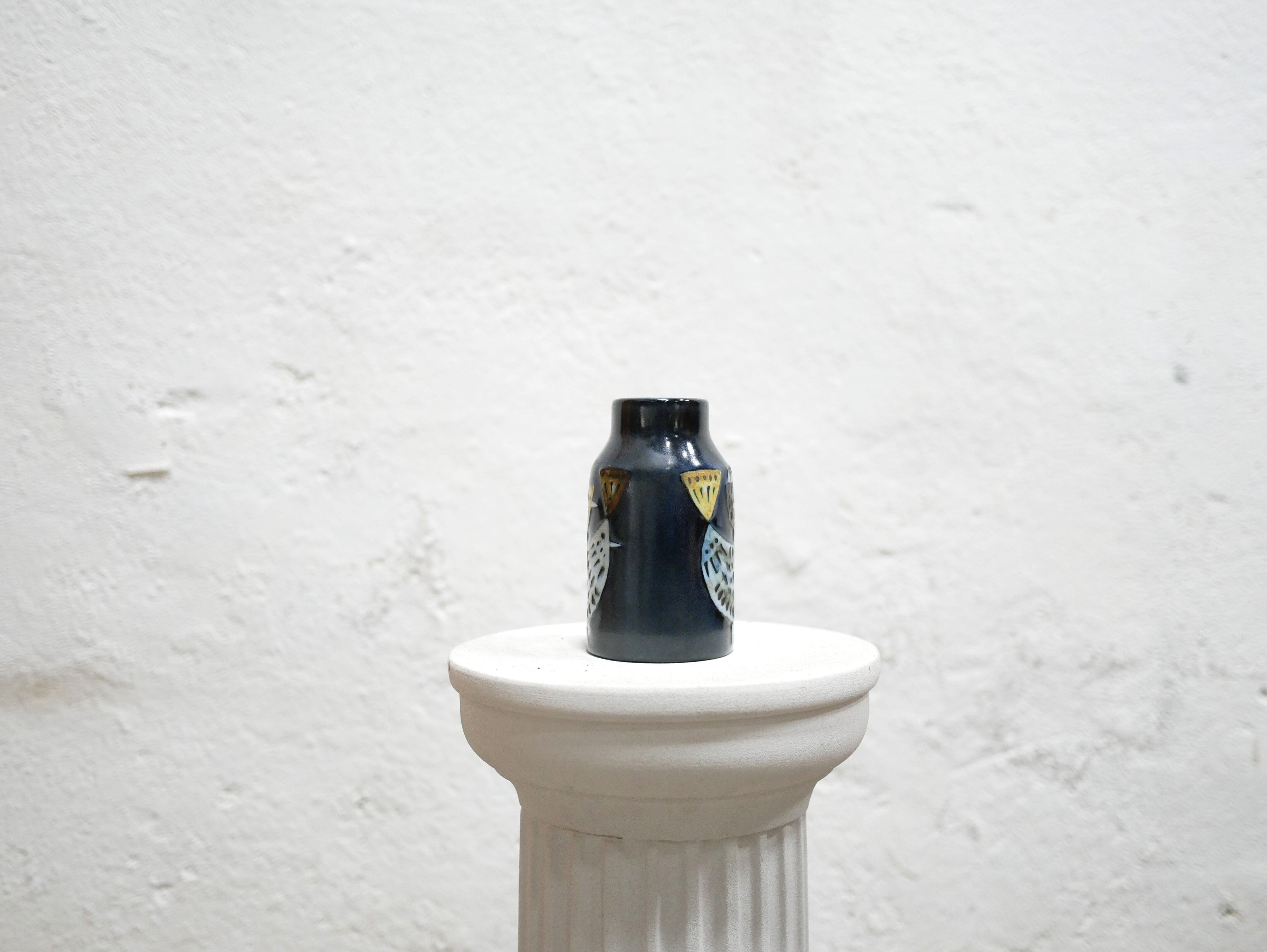 Vintage Scandinavian ceramic vase by Lisa Larson for Gustavsberg