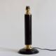 Leather lamp base, Le Tanneur (attr.), France, 1950s/1960s