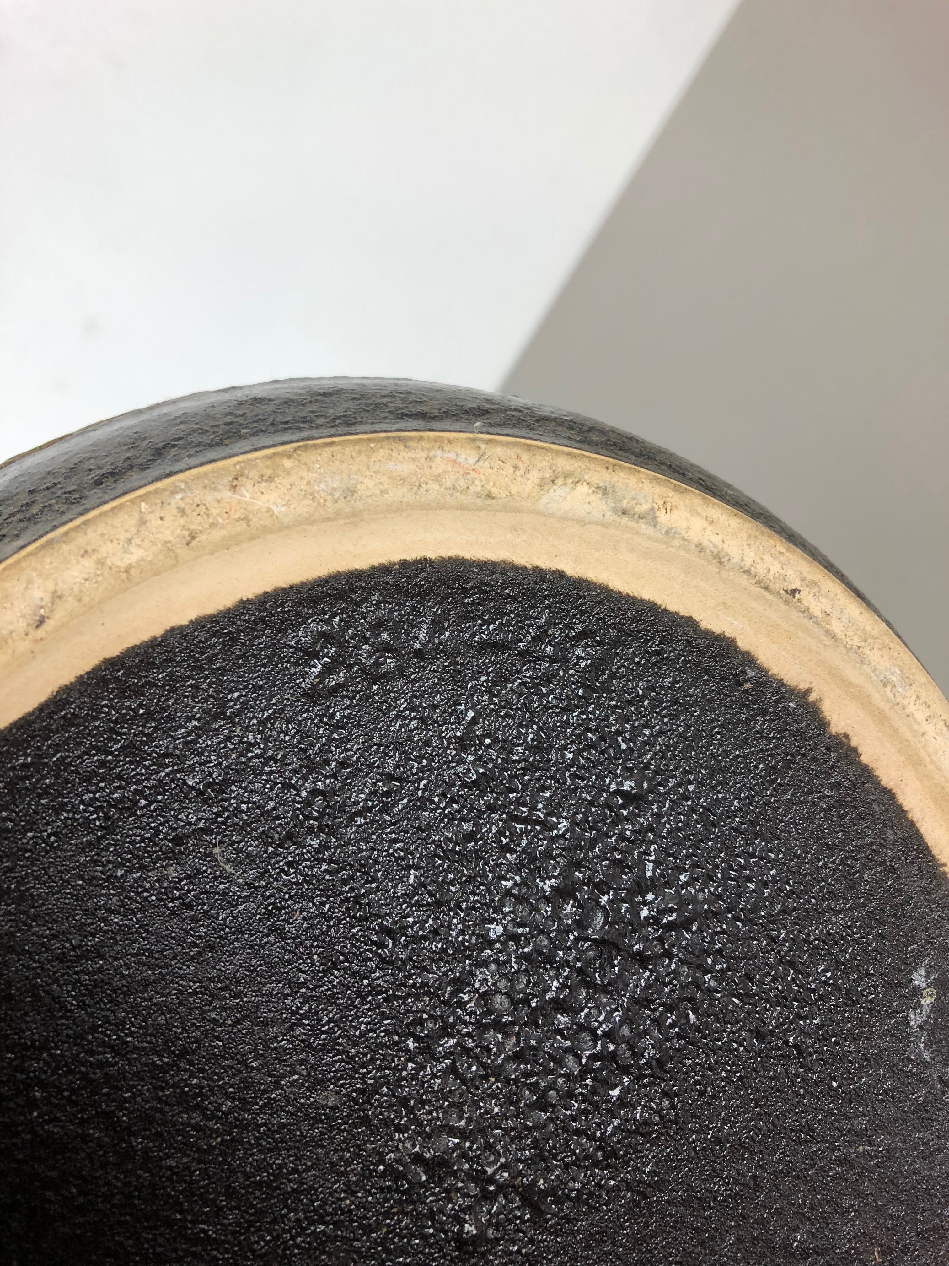 Pottery fat lava multi-color 284-47 floor vase made by Scheurich, 1970