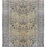 Persian Nain Iran Wool and Silk Rug Circa 1960" Handmade - 1.60 x 2.30 Meters