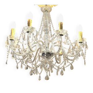 Lustre à pampilles en