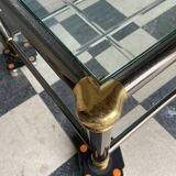 Table basse en verre vintage