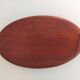 Vintage wooden travel mirror signed