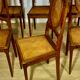 Canned chairs X 8, Louis XVI style, early XX, stamped Flandrin Paris