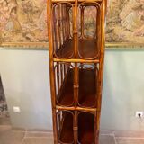 Vintage rattan shelf