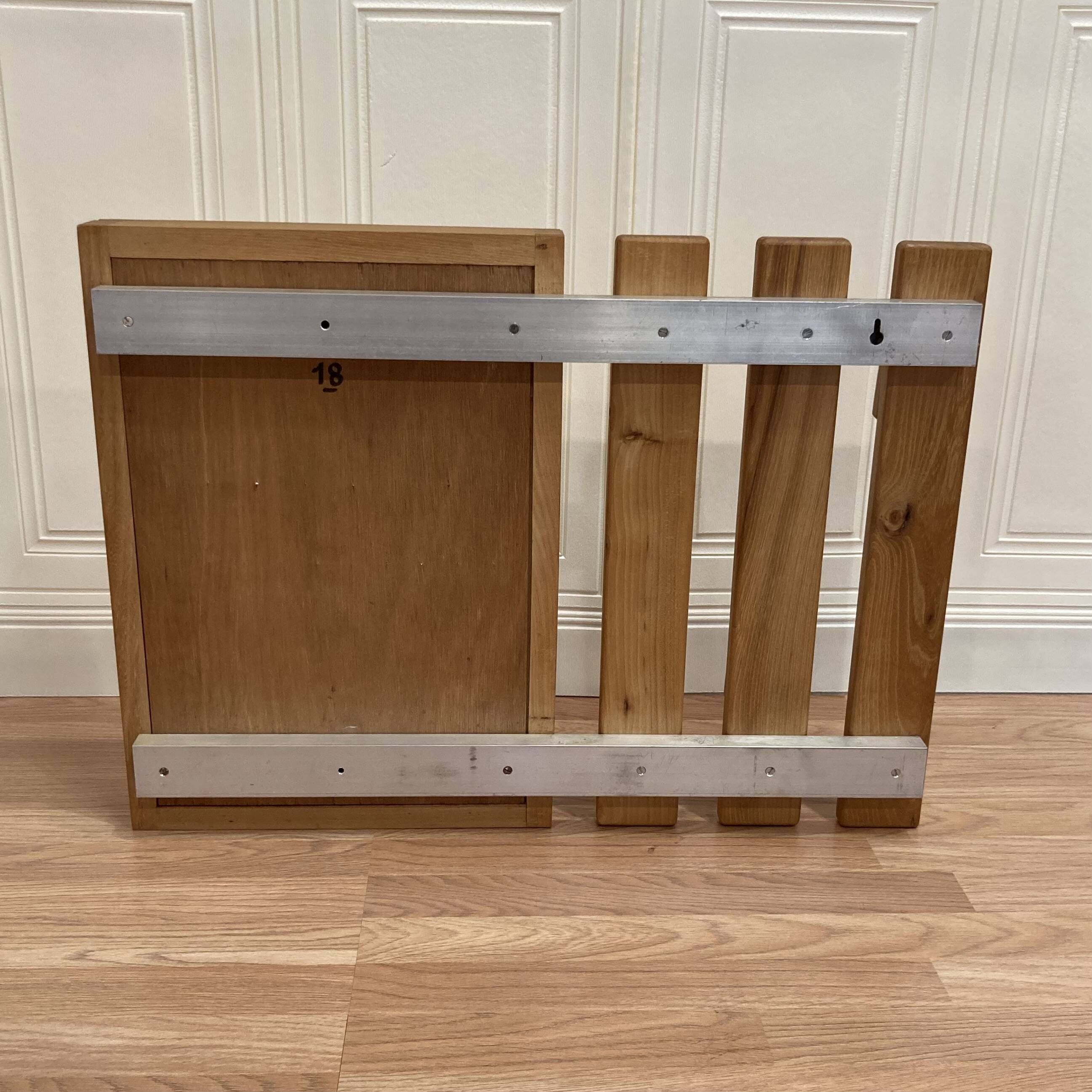 Arrangement / suspended mirror scandinavian design 1960.