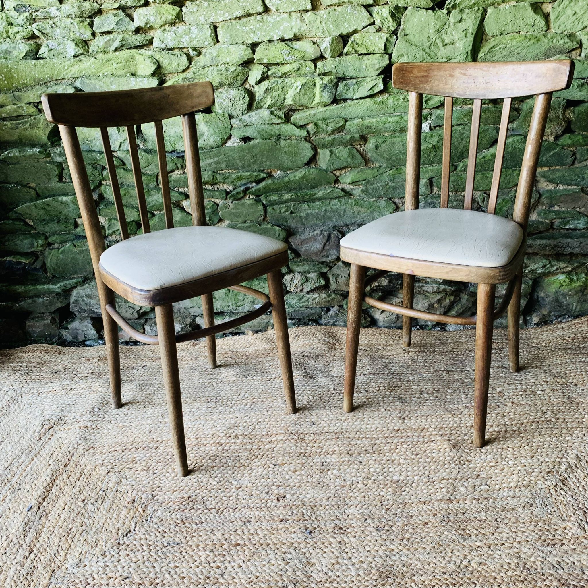 Pair of bistro chairs
