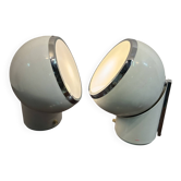 Paire de lampes Zeus par Cini Boeri pour Gavina, Italie, années 1970