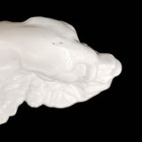 White clay, large Art Deco lion figure, Czech Republic, early 20th century