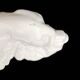 White clay, large Art Deco lion figure, Czech Republic, early 20th century