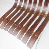 Vintage Set Of 4 Scandinavian Rosewood ' Scandia ' Dining Chairs By Hans Brattrud For Hove Mobler No