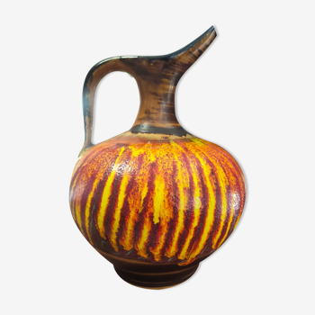 Flamed ceramic jug st Clement