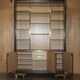 Bibliothèque à Marqueterie de Paille Massive Jallu Qualité Musée