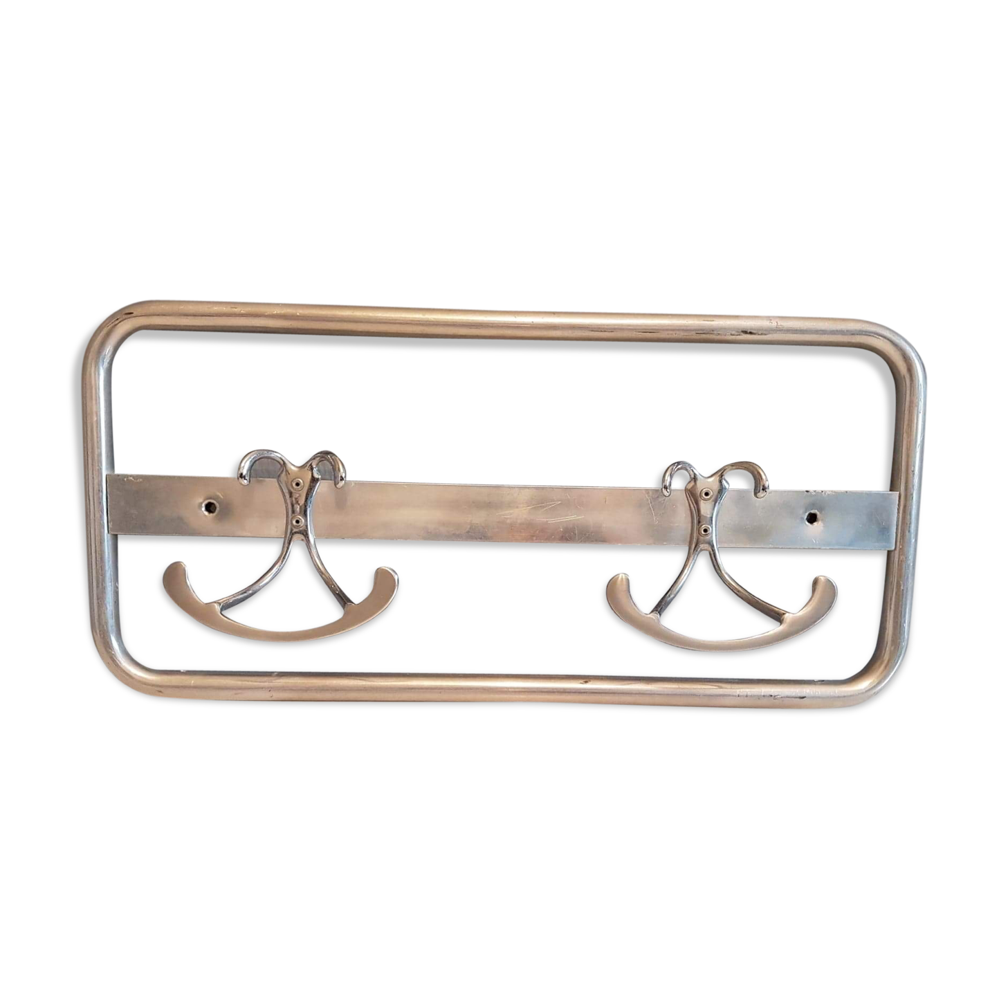 Aluminum coatrack with 2 pads from the 60