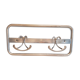 Aluminum coatrack with 2 pads from the 60