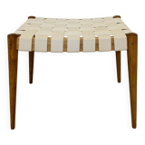 Vintage Wooden Ottoman from Czechoslovakia 1970’s