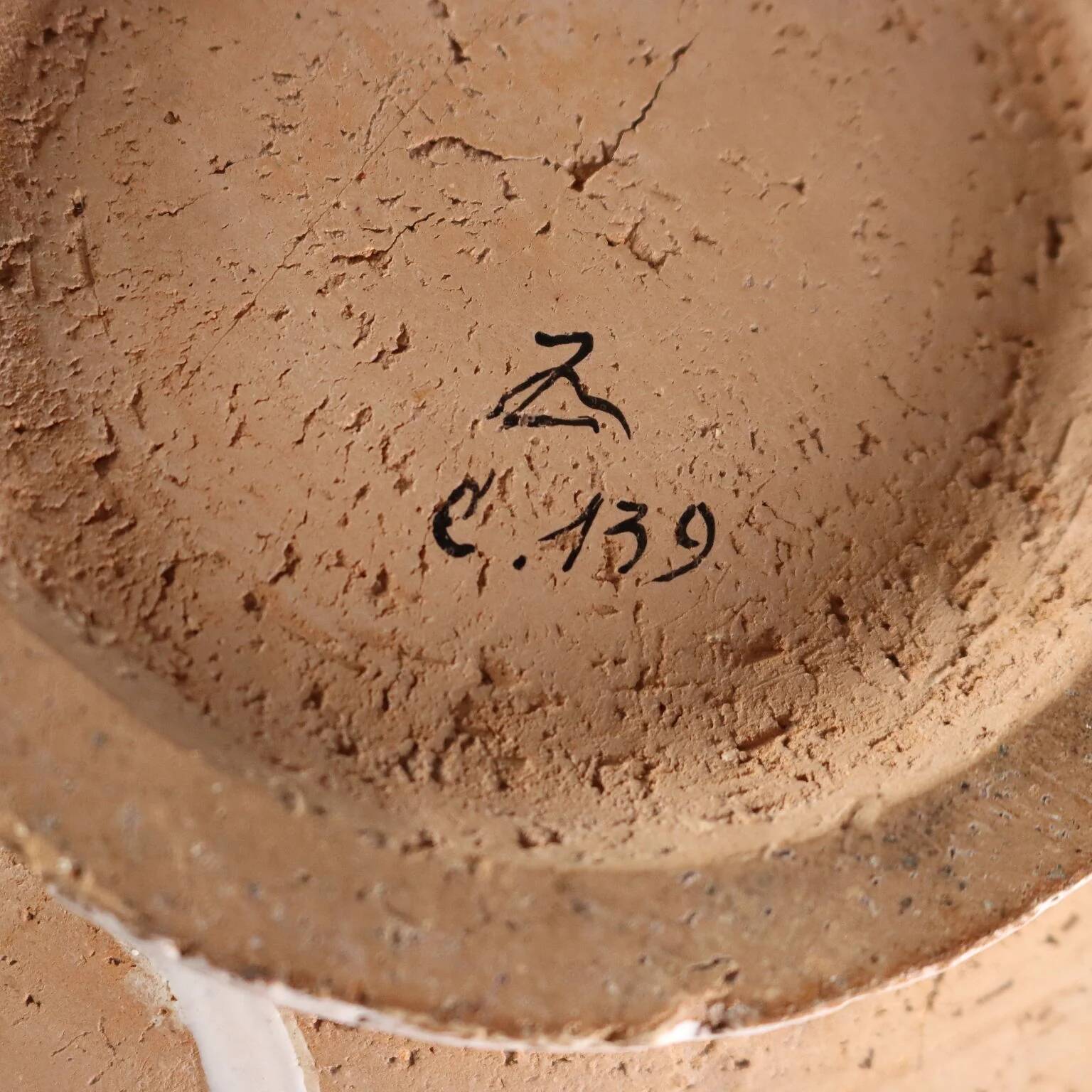 Vintage ceramic bowl with Zaccagnini glazes, Italy, 1940s-1950s.