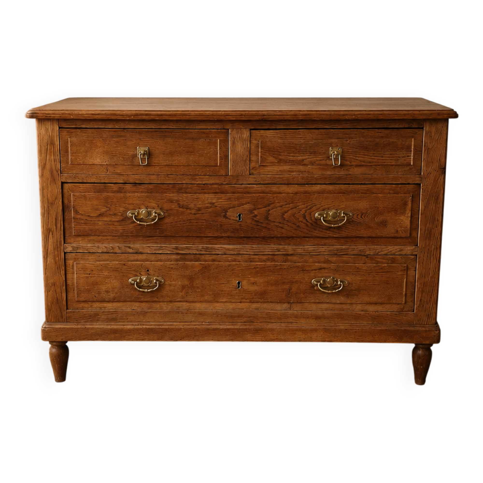 Dressing table in solid oak.