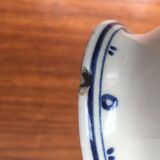 Vintage Dutch Delft blue table lamp by Zenith, Gouda