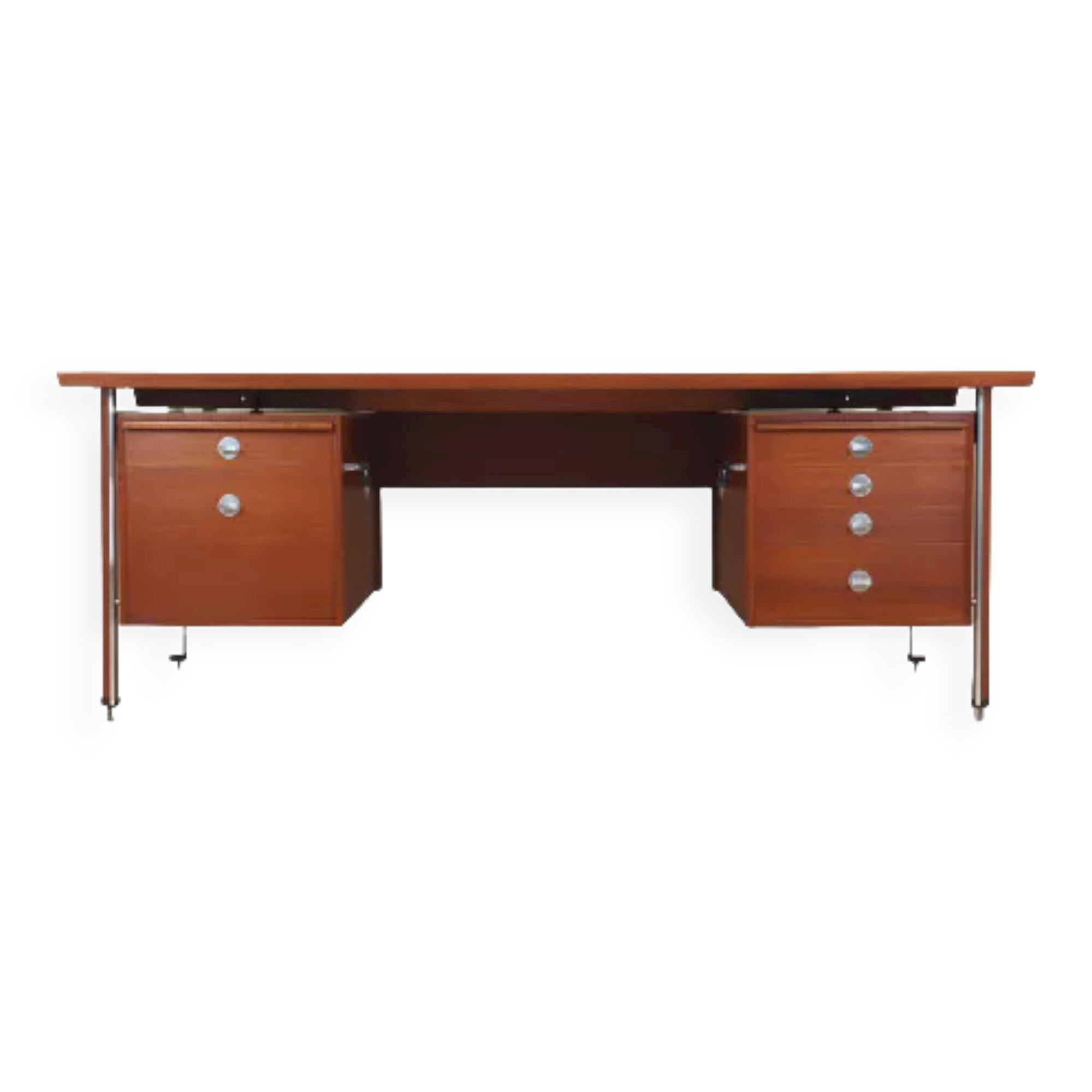 Teak desk, Danish design, 1970s, designer Finn Juhl, manufacturer France & Son