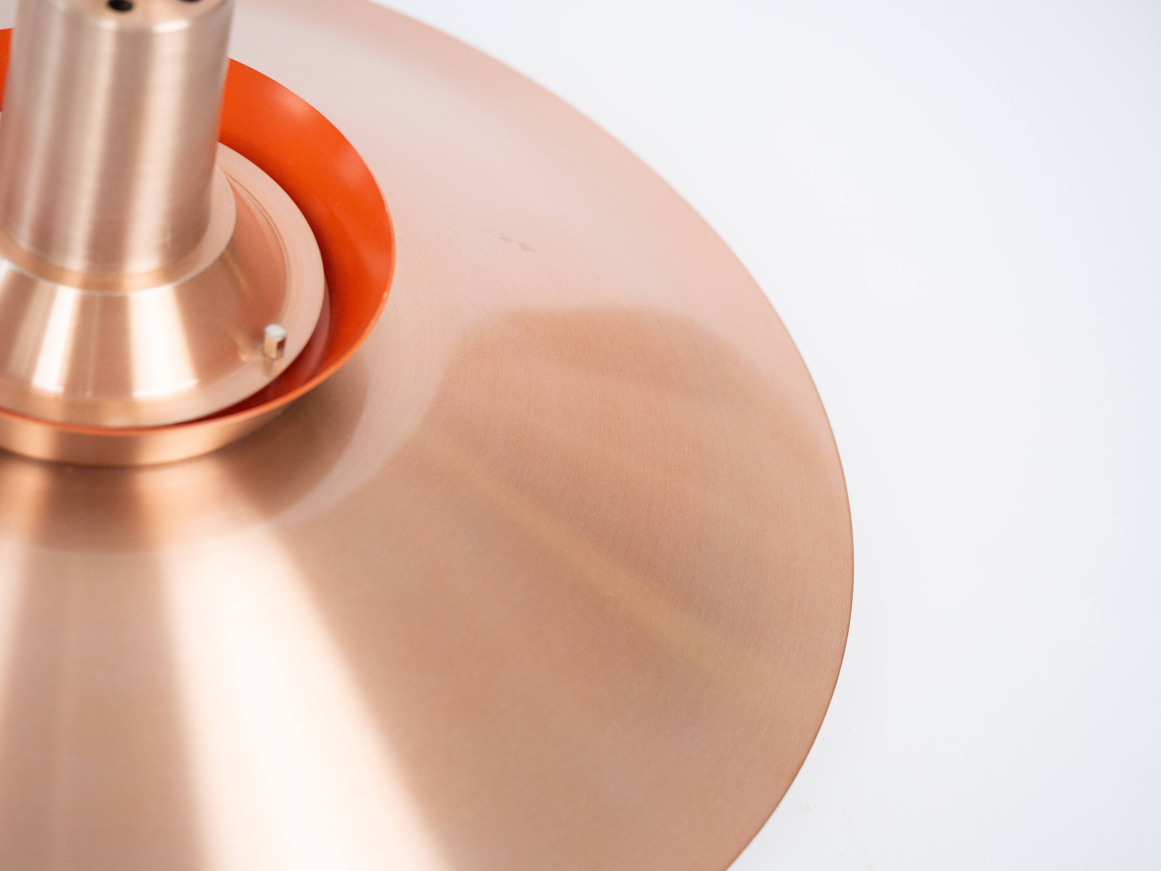 Suspension vintage danoise Lyskaer par Bent Nordsted, années 1980