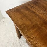 Solid wood farm table