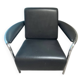 Pair of club armchairs