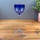 Set of 8 Coloured Cut Crystal Liqueur Glasses