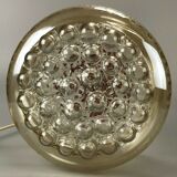 60s 70s lamp hanging lamp ball lamp bubble brass glass space age design