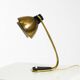 Rare large Mid Century Modern brass table lamp with beautiful patina