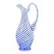 Mid-Century Murano Art Glass Mezza Filigrana Pitcher, Italy, 1960s/1970s