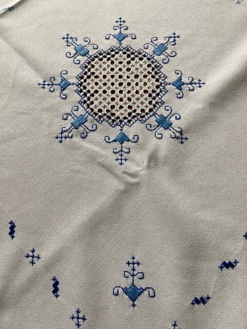 Embroidered tablecloth