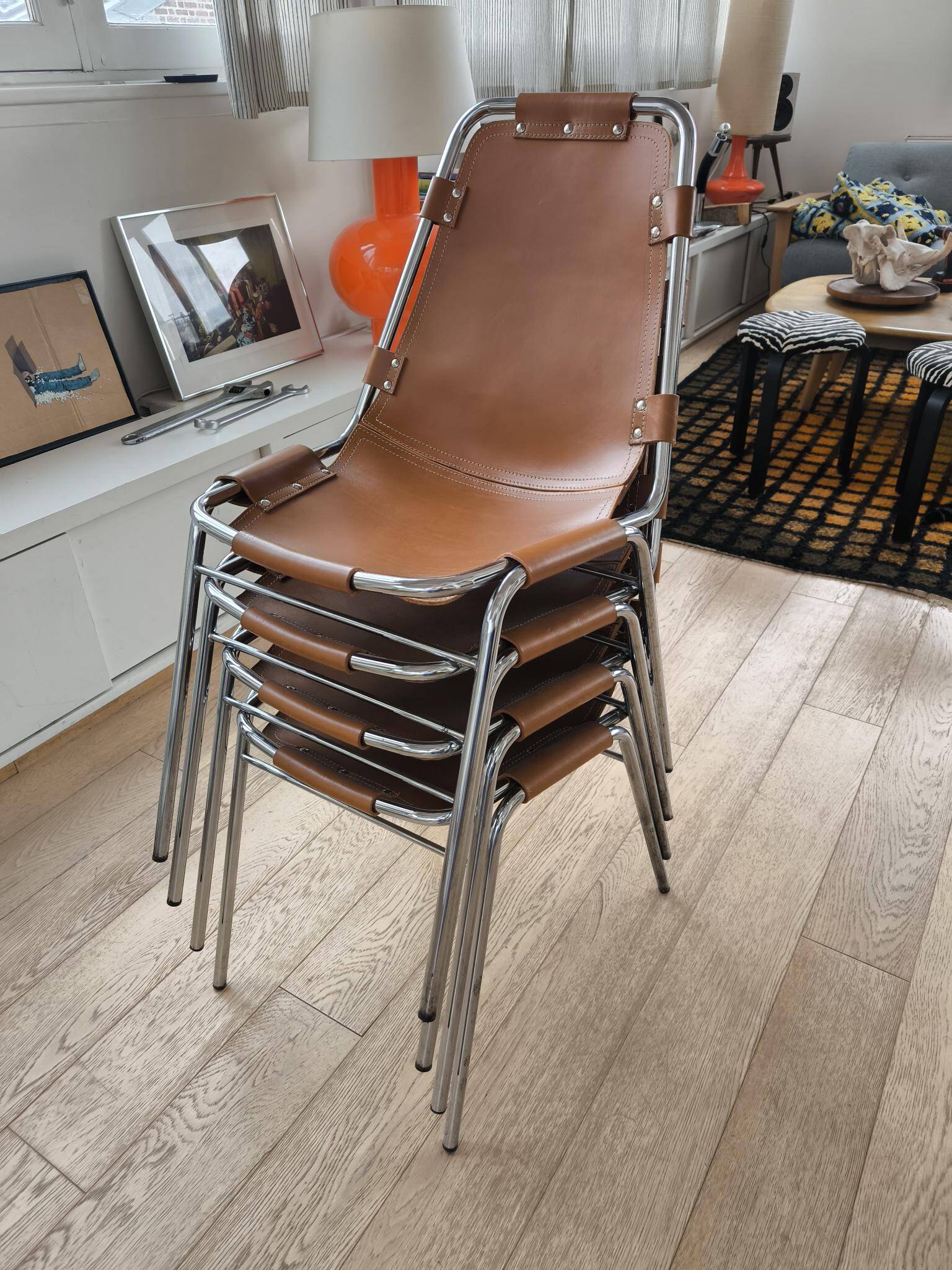 4 Chaises Charlotte PERRIAND