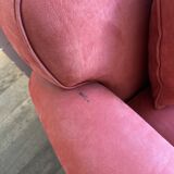 Fauteuil en cuir taurillon nubuck