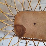 Vintage rattan crib