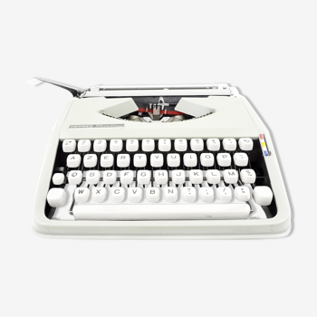 Machine à écrire hermes baby beige vintage ruban neuf