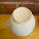 Old Service Juice Jug + 6 White Ceramic Glasses with Flower Wine Decor