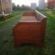 Art Deco banquette in its original condition.