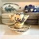 Gien ironware sauceboat, "Chardons" service