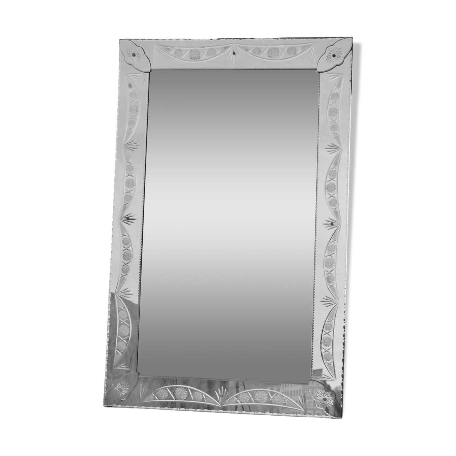 Large Venetian style mirror from the 60s