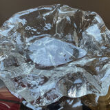 Vintage molded glass pocket tray