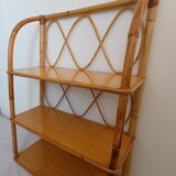 Set of bamboo shelves